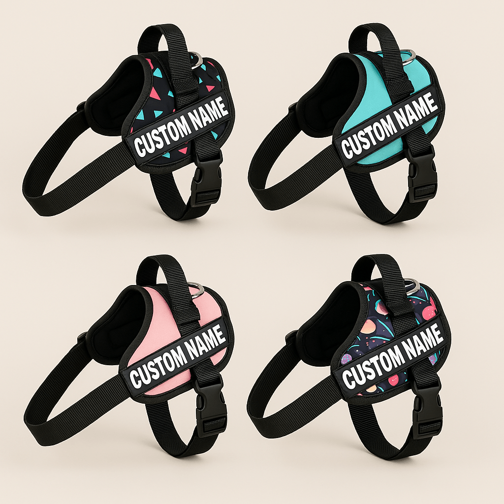 Personalized Dog Harness with Custom Name Patch – No - Pull, Adjustable & Comfortable | Jolopaws - Jolopaws